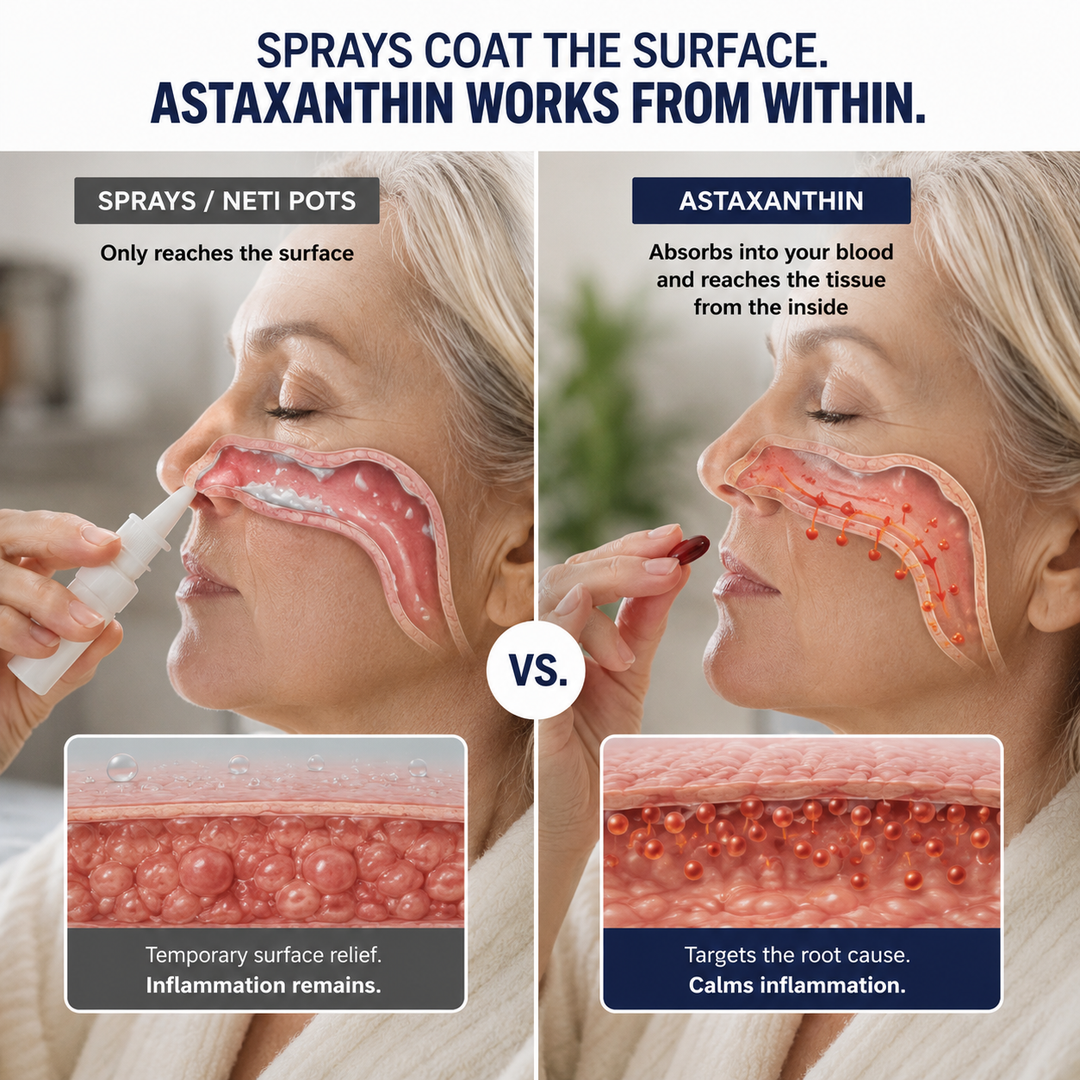 It Absorbed Into My Nasal Tissue Through My Bloodstream - Unlike Sprays & Neti Pots