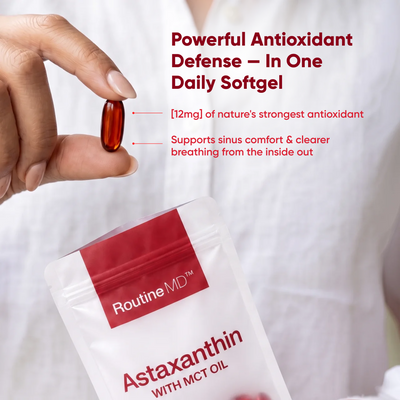 Routine MD™ Astaxanthin Softgels (12mg + MCT Oil) (RED)