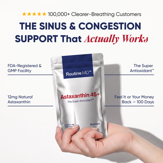 Astaxanthin Softgels For Sinus & Nasal Support (12mg)