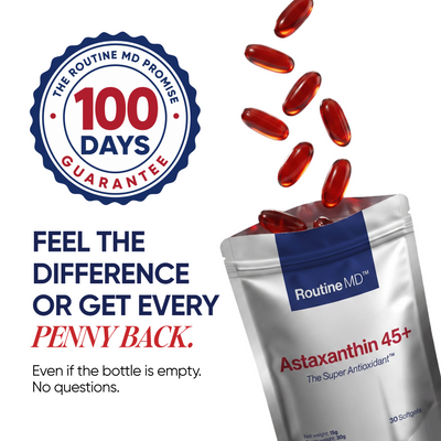 Astaxanthin 45+ Liver Support Softgels (12mg + MCT Oil)