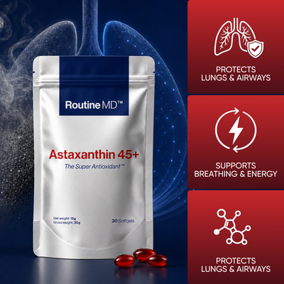 Astaxanthin Softgels For Smoker's Cough & Mucus Relief (12mg)