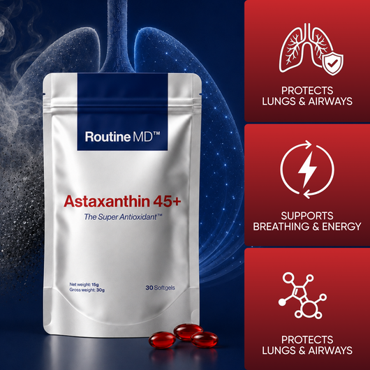 Astaxanthin Softgels For Smoker's Cough & Mucus Relief (12mg)