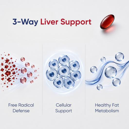 Astaxanthin 45+ Liver Support Softgels (12mg + MCT Oil)