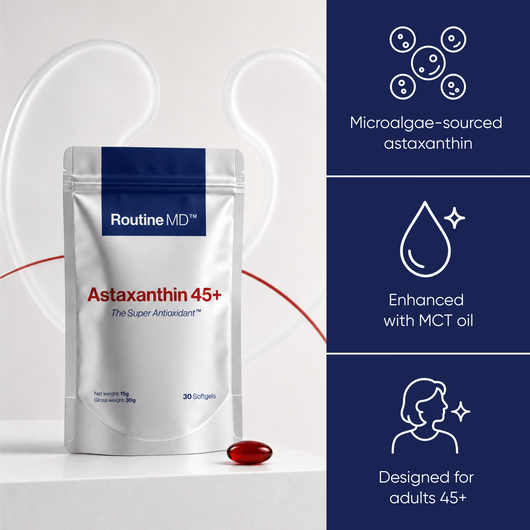 Astaxanthin 45+ Kidney & Filtration Support Softgels (12mg + MCT Oil)